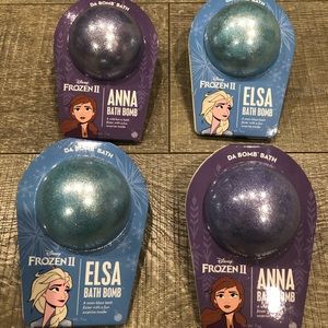 Set of 4 Frozen Bath Bombs (Anna & Elsa)